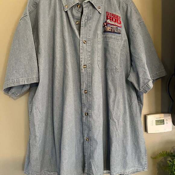 Sierra Pacific Other - Vintage NSRA Street Rod Nationals 2022 Denim Button Up Shirt